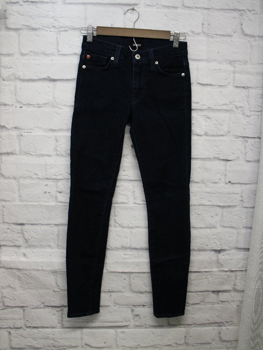 Hudson Size 24 Dark Wash Natalie Midrise Skinny Ankle Jeans